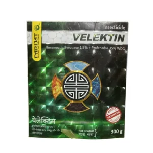 Parijat Velektin Emamectin Benzoate 1.5% + Profenofos 35% WDG, An Insecticide For Cotton, Maize & Chilly Crops.