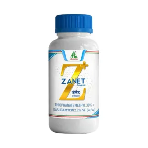 Dhanuka Zanet Fungicide - Thiophanate Methyl 38% + Kasugamycin 2.21% SC