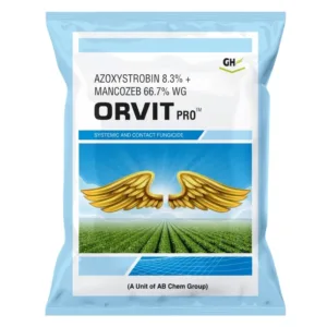 GH ORVIT PRO Azoxystrobin 8.3% + Mancozeb 66.7% WG Fungicide, Systemic And Contact, Effective Control Fungal Diseases In Crops