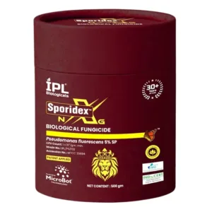 IPL Sporidex Pseudomonas Fluorescens 5% SP Biological Fungicide, Enhances Plant Root Growth And Improves Crop Yield